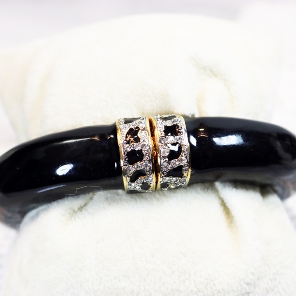 ⚜️ Exquisite Rare Vintage Kenneth Lane Crystal Leopard Bracelet - Picture 6 of 13
